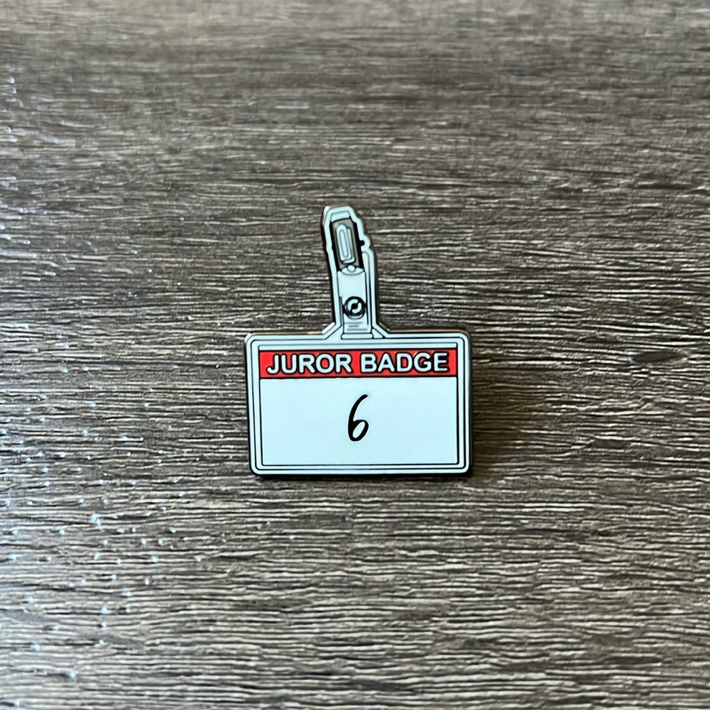 San Diego Comic Con Jury Duty Enamel Pin